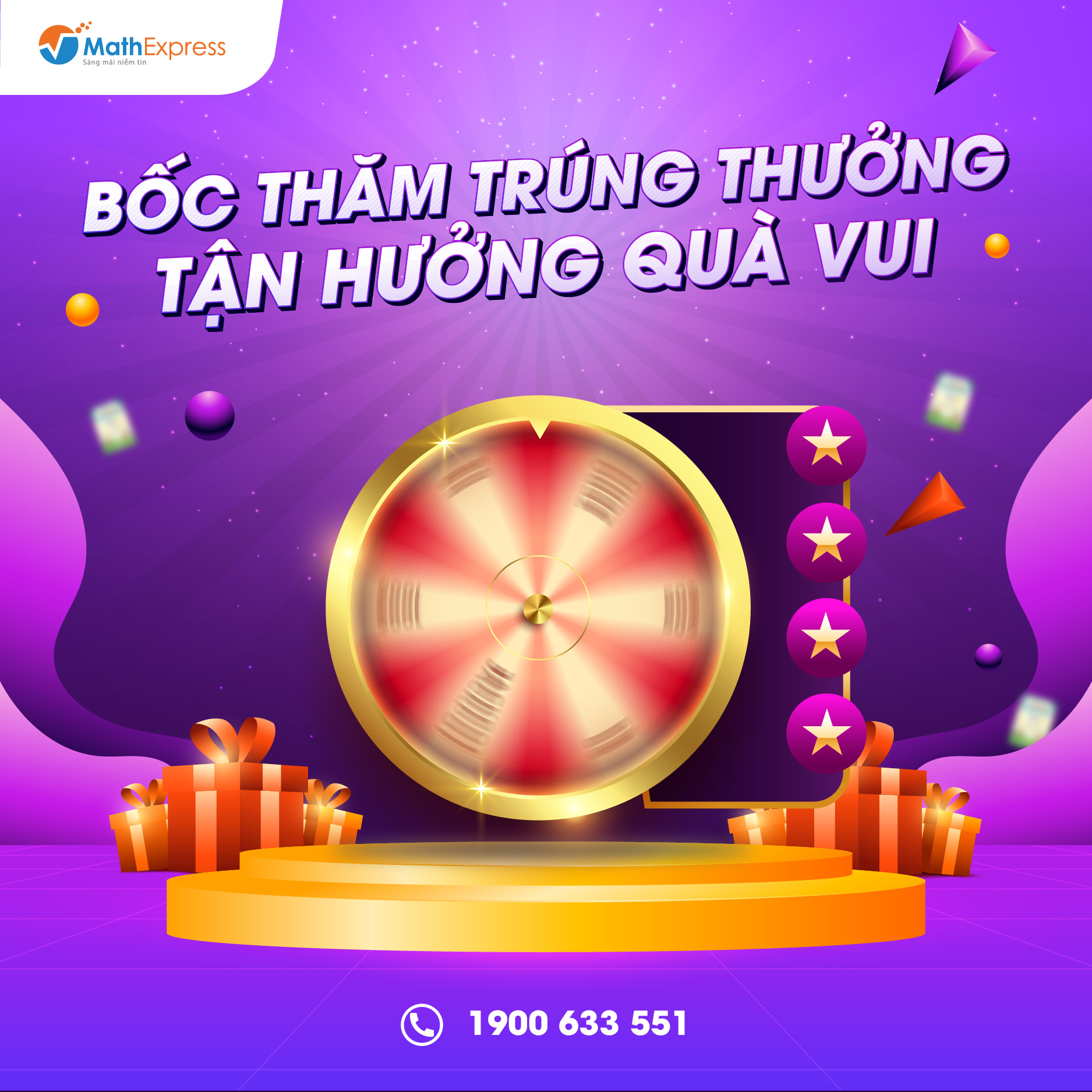 “Bốc thăm trúng thưởng – Tận hưởng quà vui” 