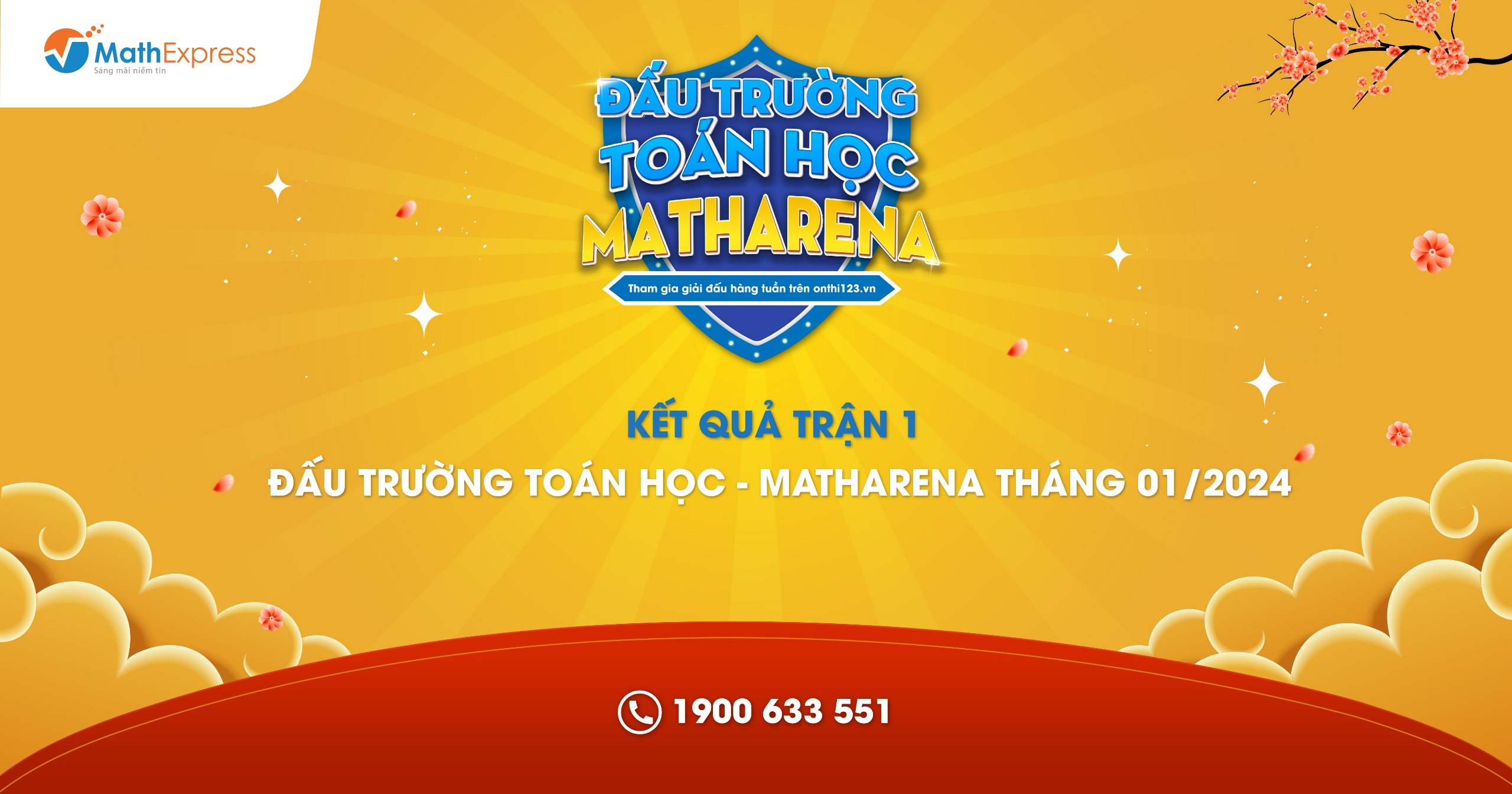 Kết quả trận đấu đầu tiên đấu trường MathArena