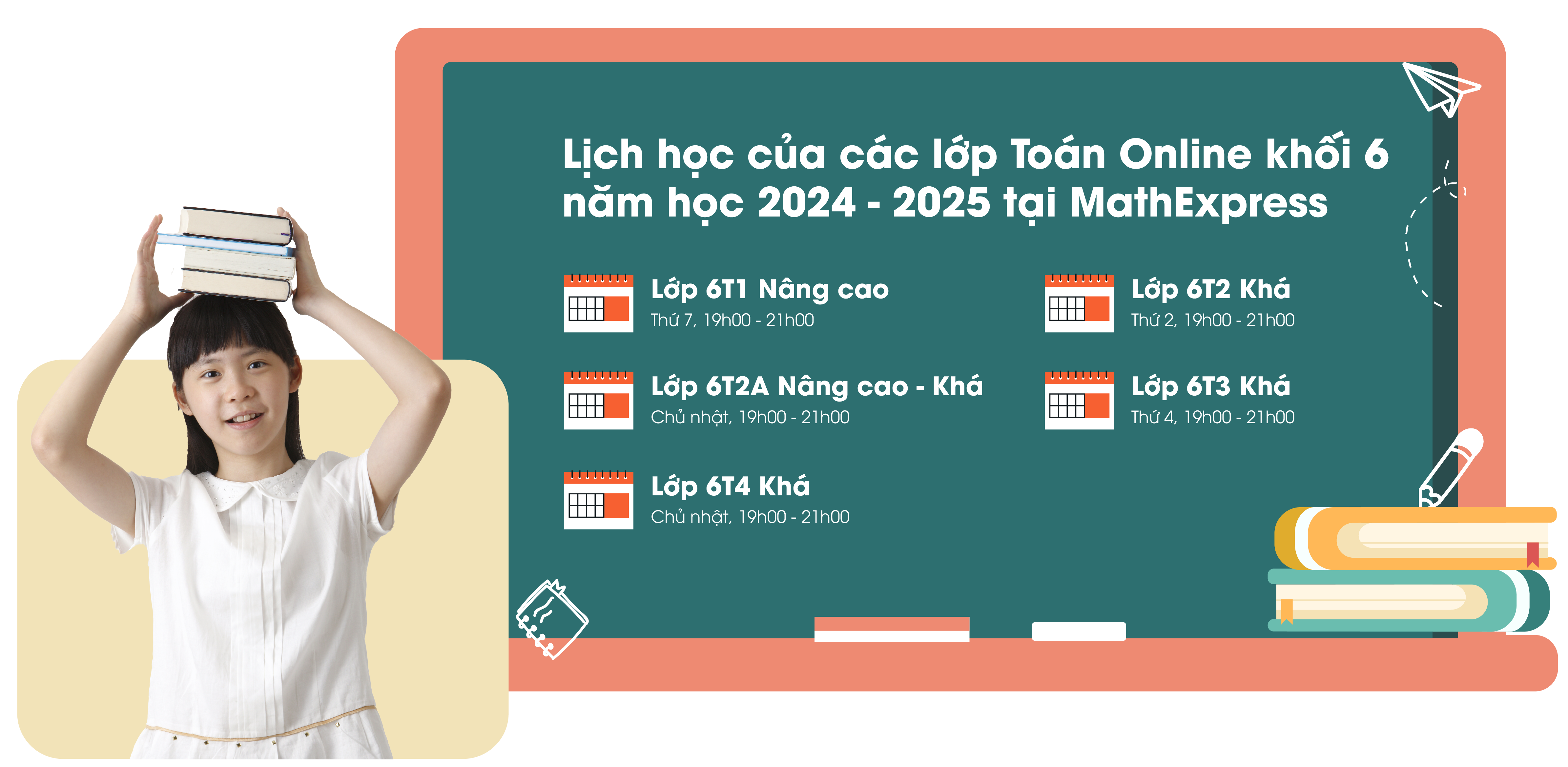 Lịch học khối 6