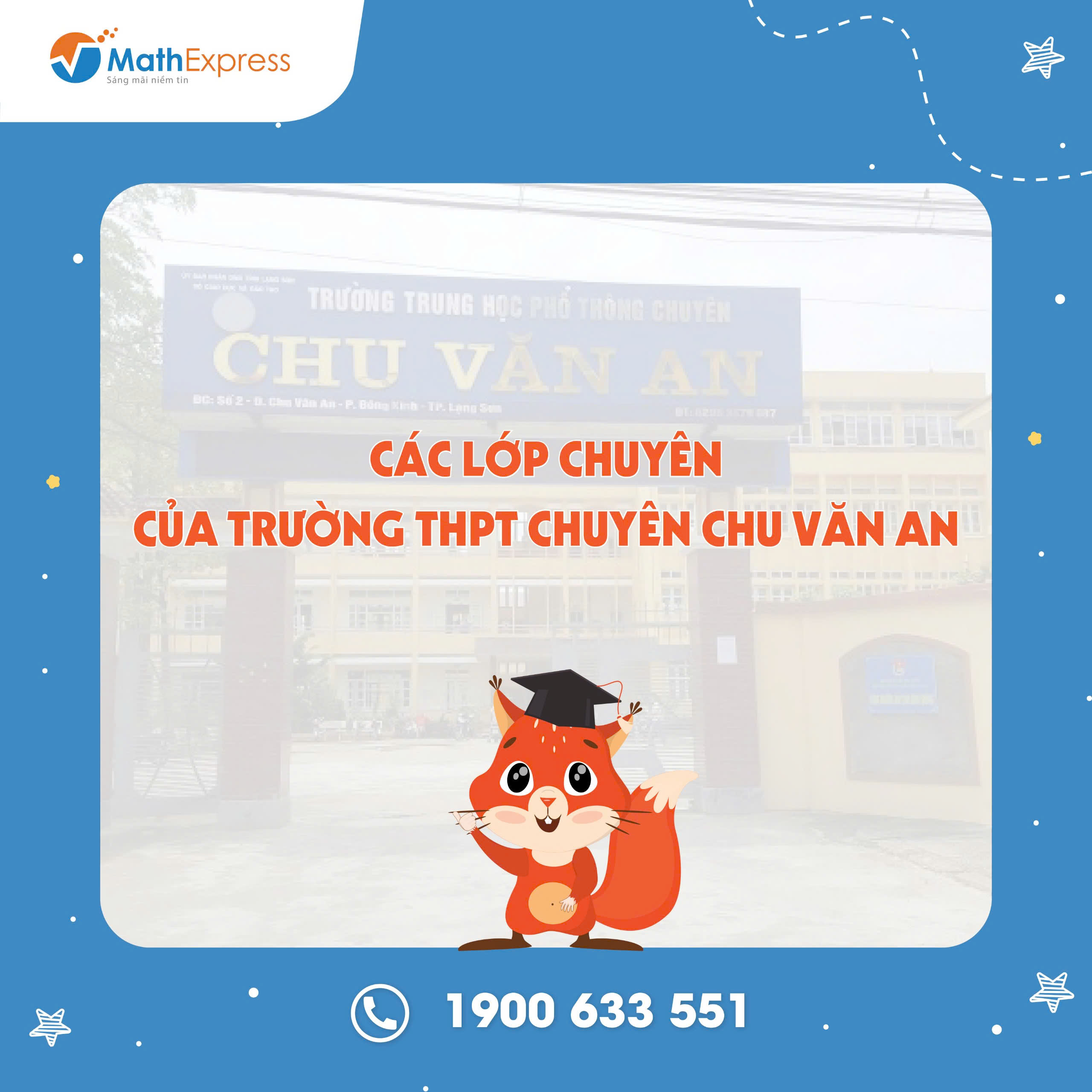 Quang cảnh trường THPT chuyên Chu Văn An