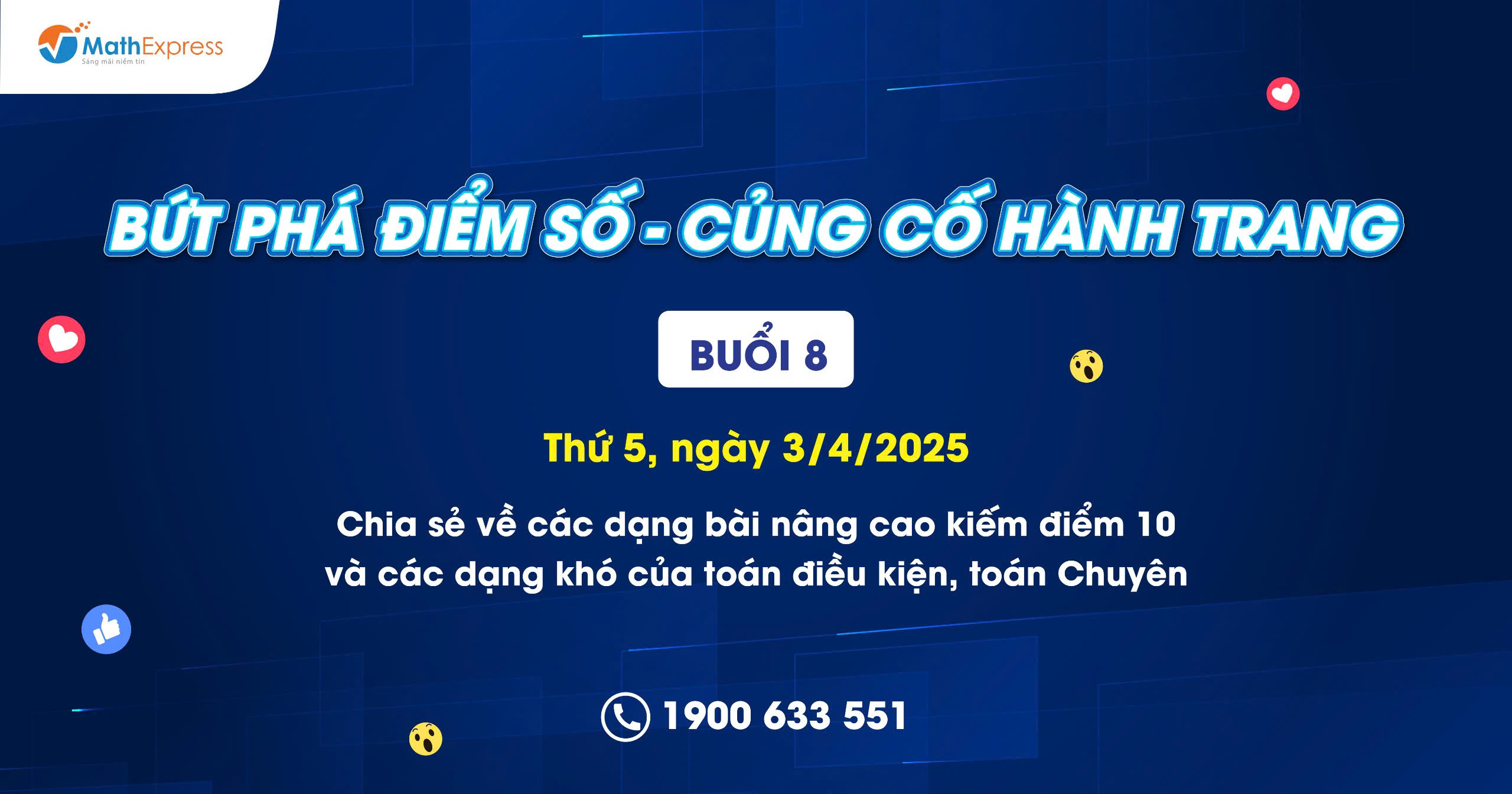 [Livestream số 8] Một số bài toán về chứng minh trung điểm