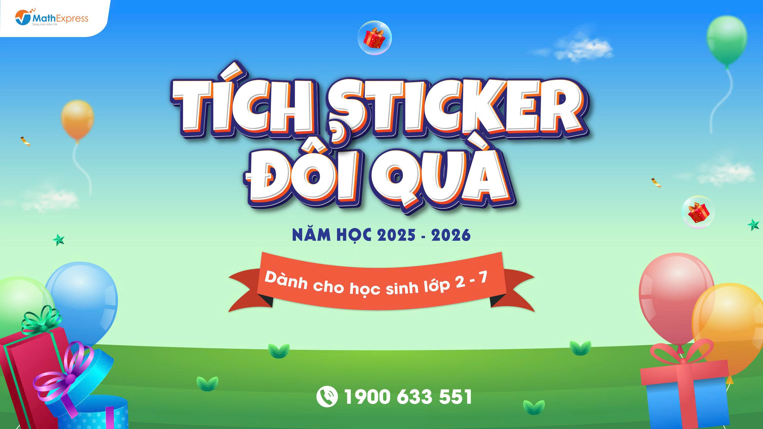 Chương trình Tích Sticker Đổi Quà năm học 2025 – 2026