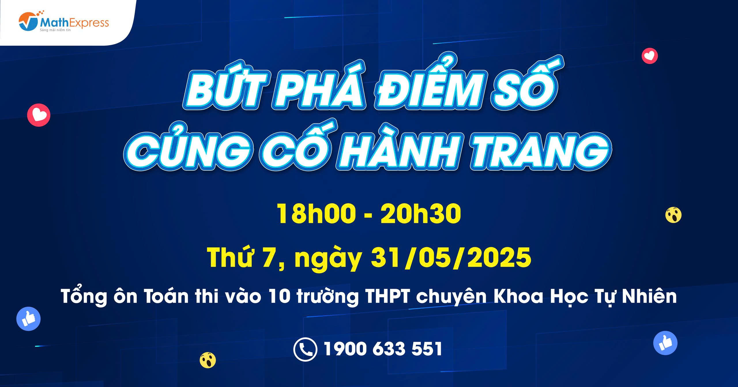 [Livestream số 25] Tổng ôn thi vào 10 trường chuyên KHTN (Buổi 3)