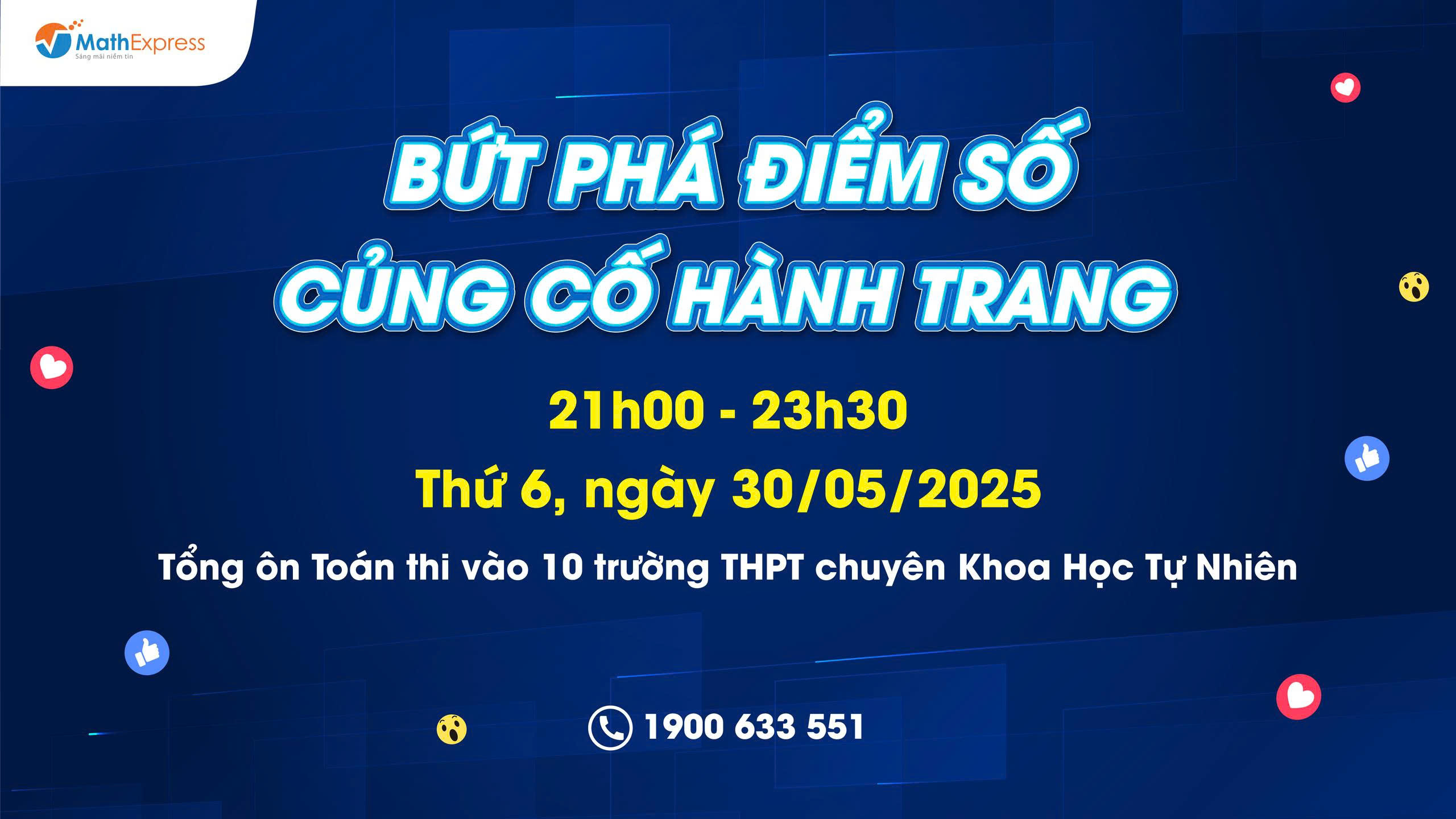 [Livestream số 24] Tổng ôn thi vào 10 trường chuyên KHTN (Buổi 2)